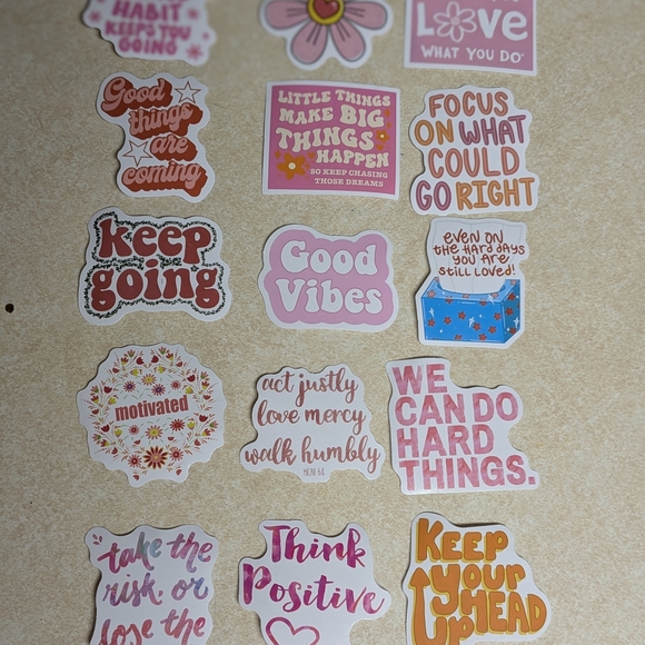 Inspirational Sticker Set - Picture 2 of 4